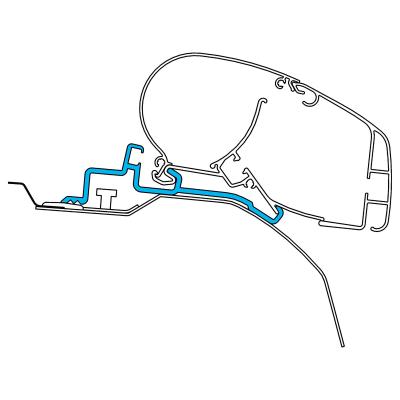 Artikelbild des Artikels “Adapter für Fiat Ducato H2 ab Bj. 2006/07 mit Skyroof zu Markisen Dometic PR 2000 “